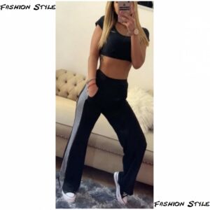 Palazo con franja de modal viscosa
