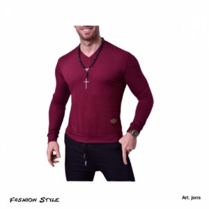 Buzo Lanilla Cuello cote en  V